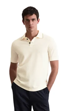 Herren Strickpoloshirt aus Bio-Baumwolle