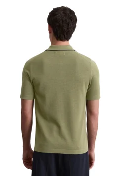 Herren Strickpoloshirt aus Bio-Baumwolle