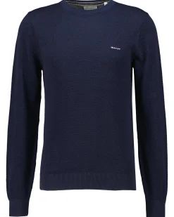 Herren Strickpullover aus Baumwoll-Piqué Regular Fit