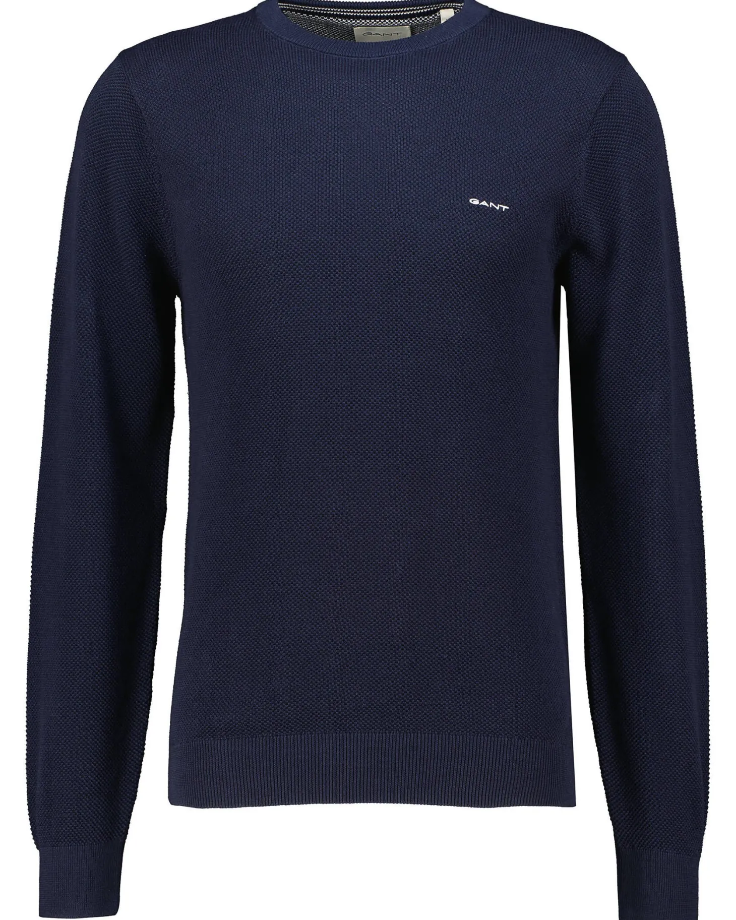 Herren Strickpullover aus Baumwoll-Piqué Regular Fit