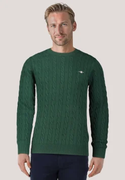 Herren Strickpullover aus Baumwolle COTTON CABLE C-NECK