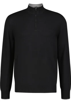 Herren Strickpullover aus Wolle mit Seide