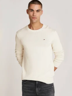 Herren Strickpullover aus Bio-Baumwolle TJM SLIM ESSNTLS C-NECK SWEATER Slim Fit