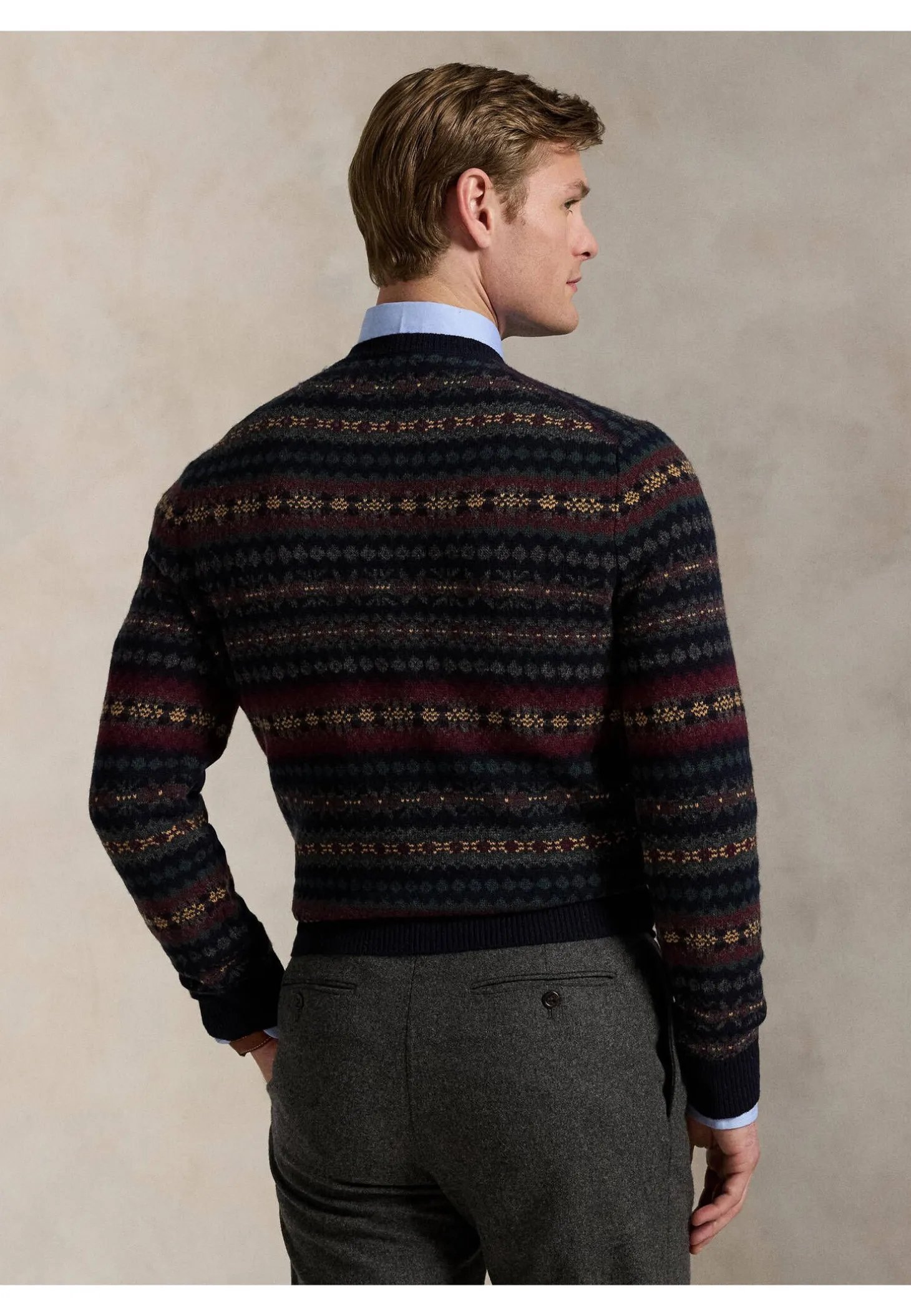 Herren Strickpullover aus Wolle