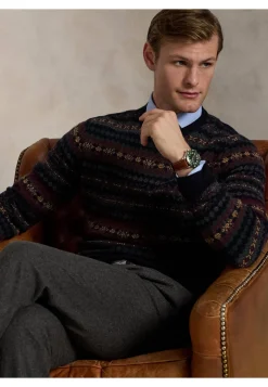 Herren Strickpullover aus Wolle