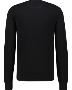 Herren Strickpullover aus Baumwoll-Piqué Regular Fit