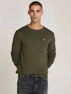 Herren Strickpullover aus Bio-Baumwolle TJM SLIM ESSNTLS C-NECK SWEATER Slim Fit