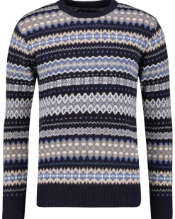 Herren Strickpullover CASE FAIR ISLE aus Lammwolle