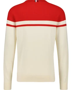 Herren Strickpullover COLORBLOCK GRAPHIC C NK SWEATER Langarm