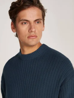 Herren Strickpullover LINEAR SWEATER