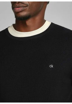 Herren Strickpullover MICRO WAFFLE TEXTURE