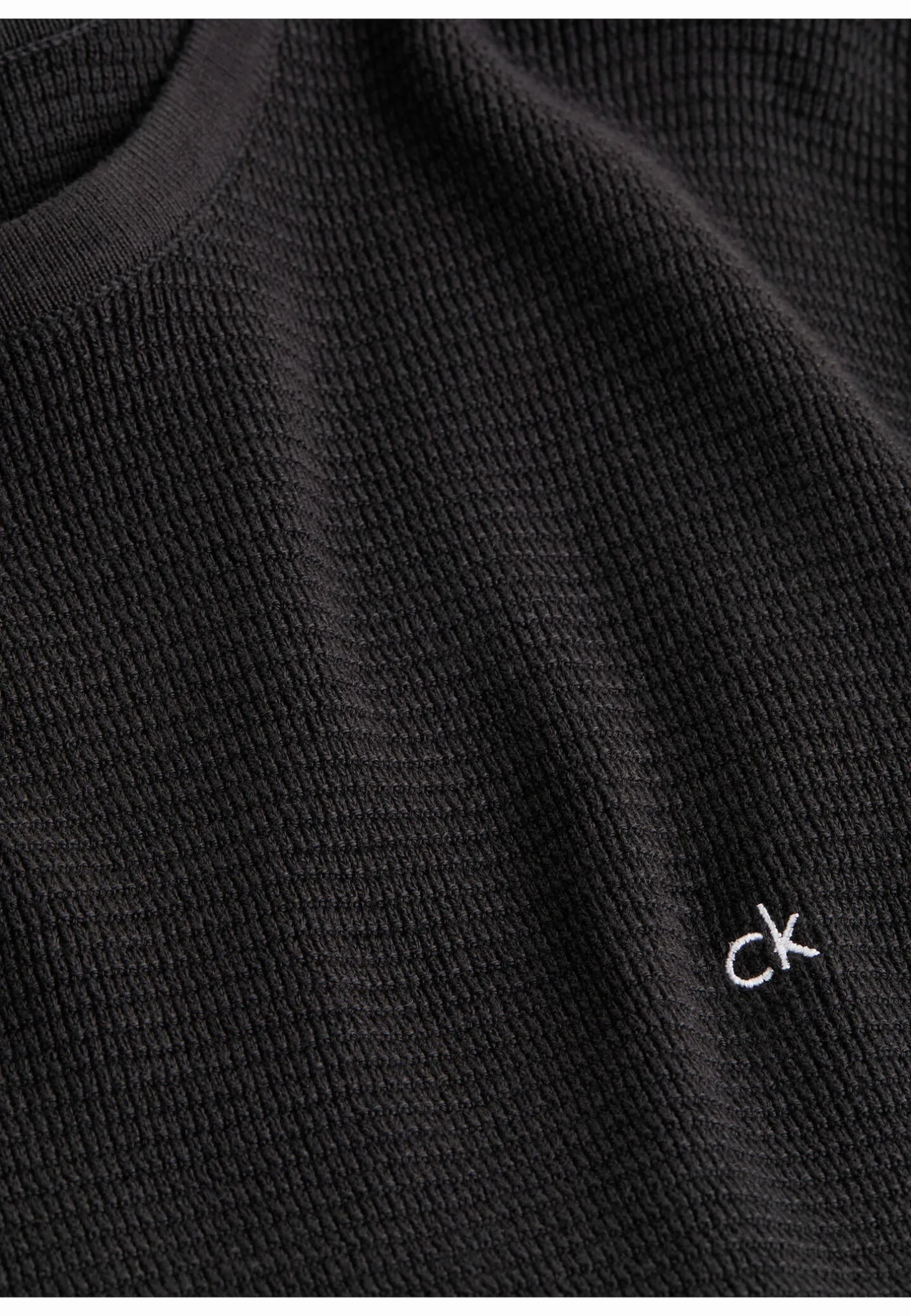 Herren Strickpullover MICRO WAFFLE TEXTURE