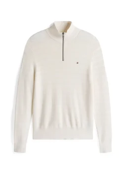 Herren Strickpullover mit Troyer-Kragen