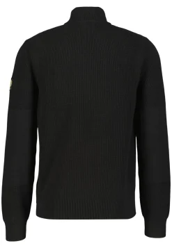 Herren Strickpullover mit Troyerkragen COMMANDER
