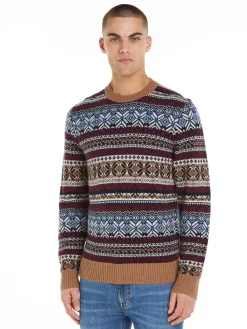 Herren Strickpullover mit Wolle GIFTING WOOL BLEND FAIRISLE