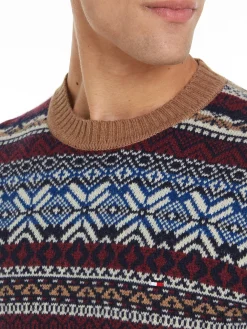 Herren Strickpullover mit Wolle GIFTING WOOL BLEND FAIRISLE