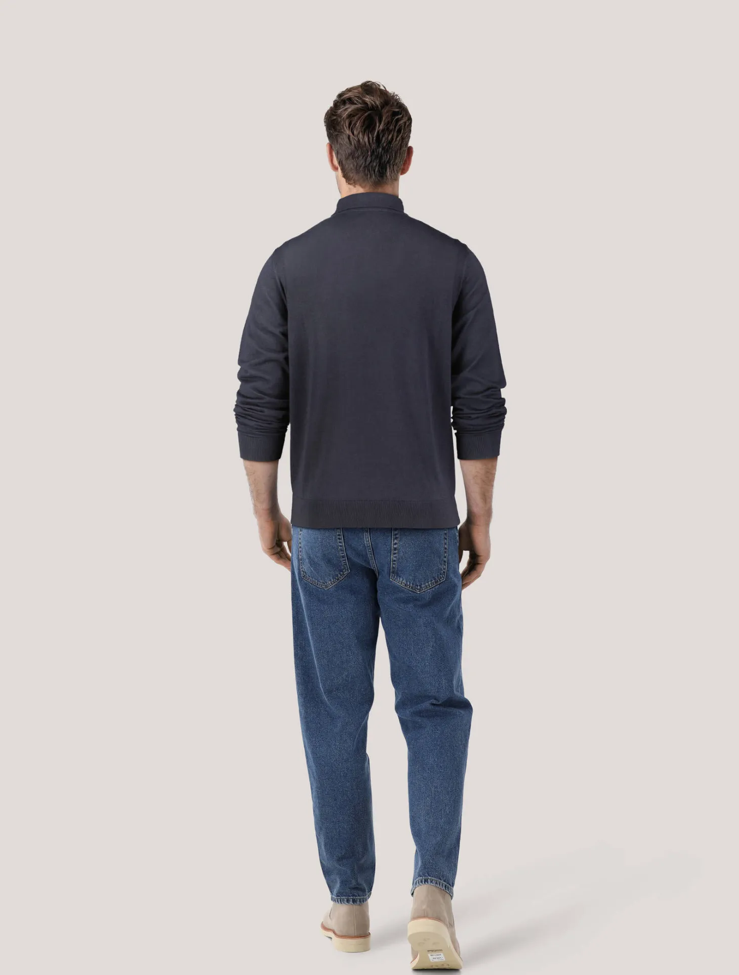 Herren Strickpullover mit Kaschmir L-OVIO