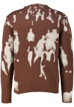 Herren Strickpullover mit Grafik-Print