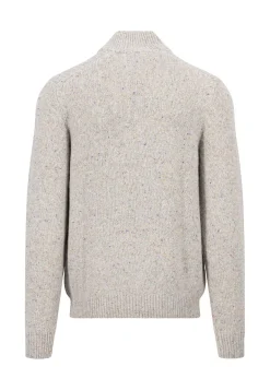 Herren Strickpullover mit Troyer-Kragen DONEGAL