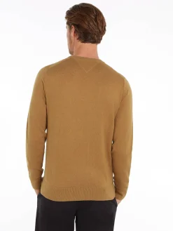 Herren Strickpullover Rundhals Baumwolle/Kaschmir Regular Fit
