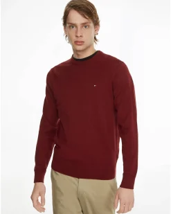 Herren Strickpullover Rundhals Baumwolle/Kaschmir Regular Fit