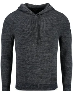 Herren Strickpullover VALLEY mit Kapuze