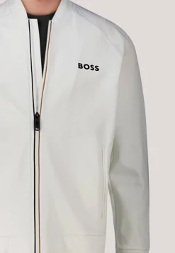 Herren Sweatjacke aus Stretch-Gabardine SAMOO Regular Fit