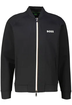 Herren Sweatjacke aus Stretch-Gabardine SAMOO Regular Fit