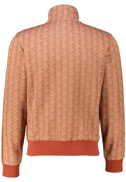 Herren Sweatjacke mit Monogramm-Print