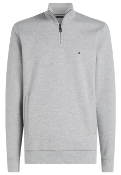 Herren Sweatshirt mit Troyerkragen Regular Fit
