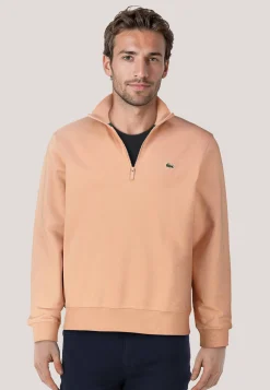 Herren Sweatshirt mit Troyerkragen