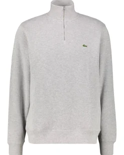 Herren Sweatshirt mit Troyerkragen