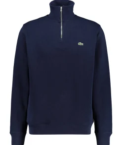 Herren Sweatshirt mit Troyerkragen