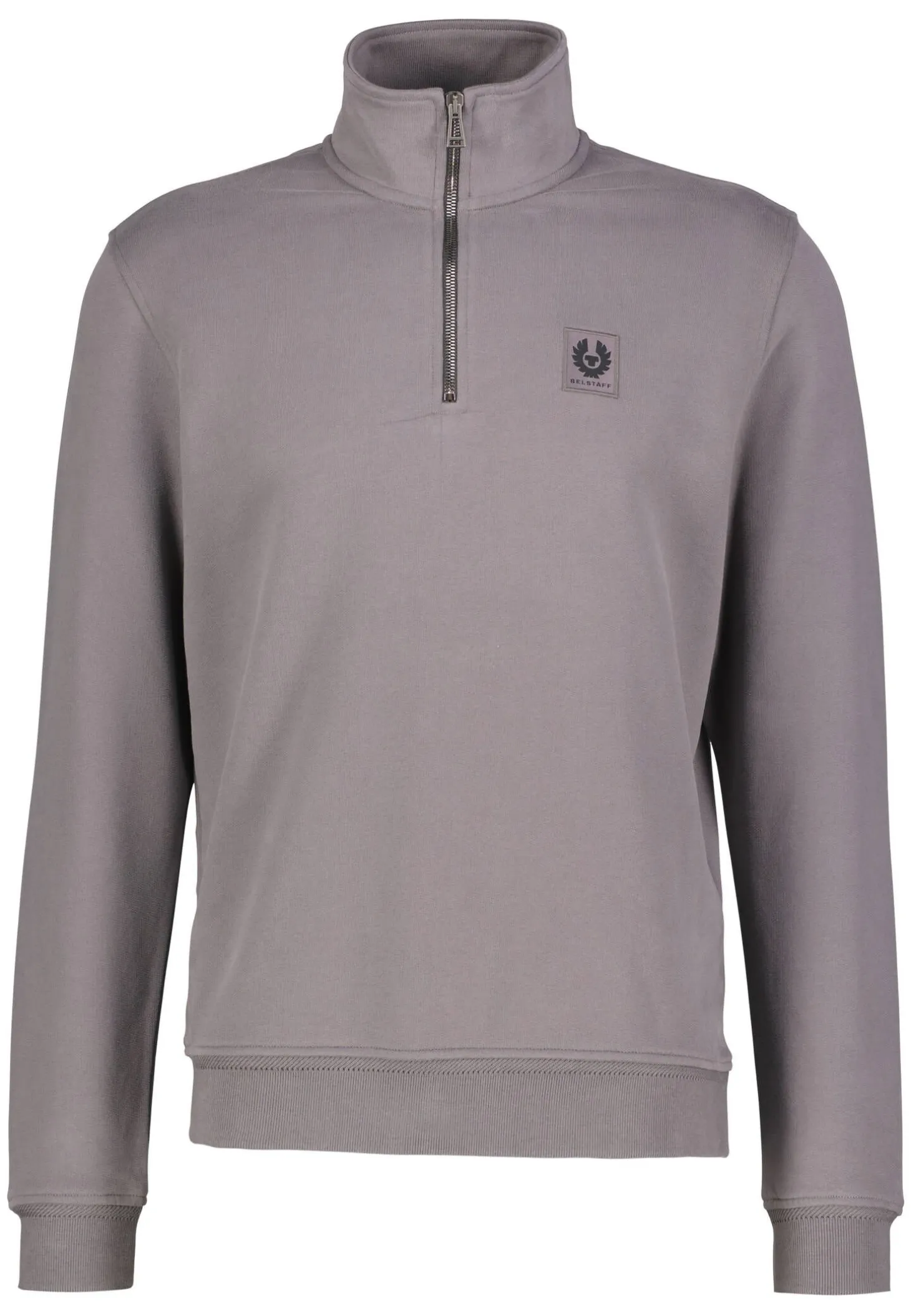 Herren Sweatshirt mit Troyer-Kragen