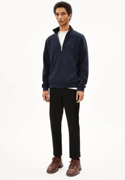 Herren Sweatshirt WAARLO COMFORT mit Troyerkragen Regular Fit