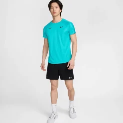 Herren Tennisshirt RAFA CHALLENGER DRI-FIT Regular Fit Kurzarm