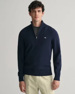 Herren Troyer CASUAL COTTON HALF ZIP