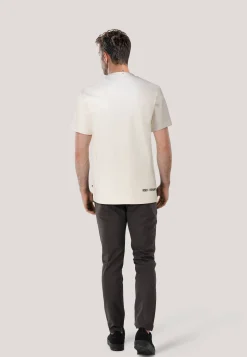 Herren T-Shirt aus Baumwolljersey mit Stretch Slim Fit