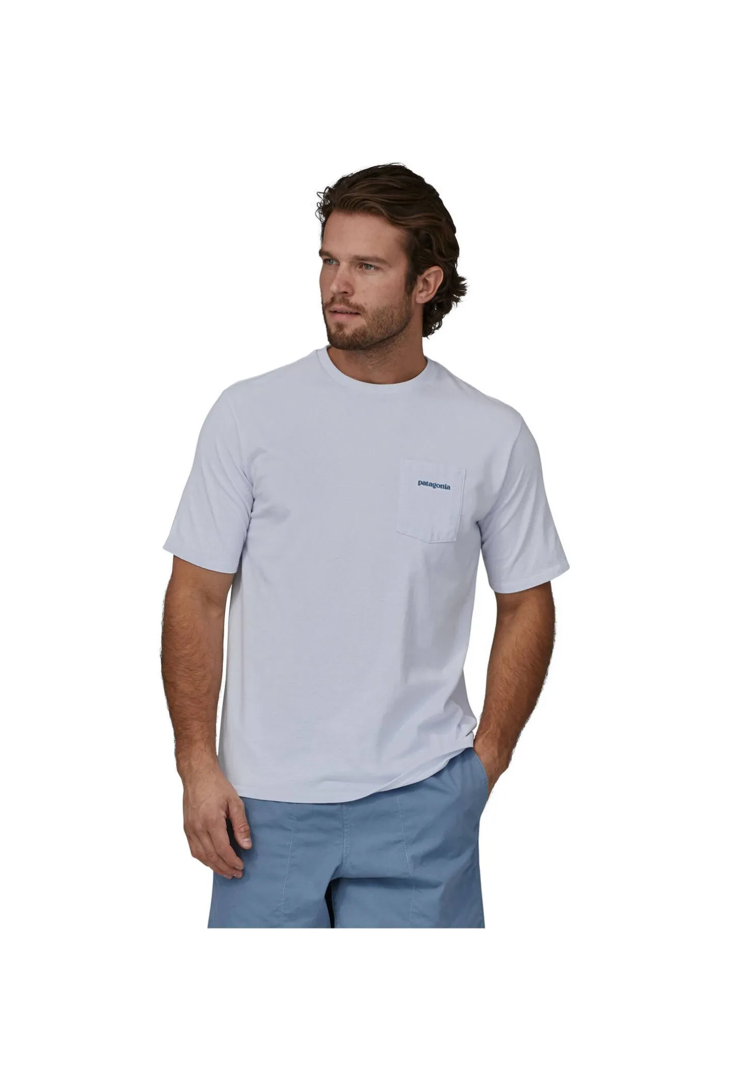 Herren T-Shirt aus Recycling-Material BOARDSHORT LOGO POCKET RESPONSIBILI TEE