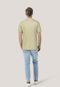 Herren T-Shirt aus Seide und Baumwolle L-TESAR