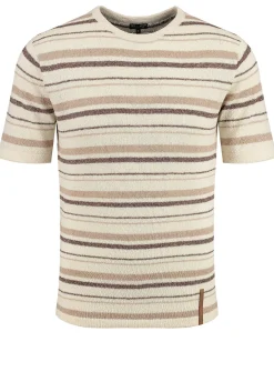 Herren T-Shirt BARRIO in Strickoptik