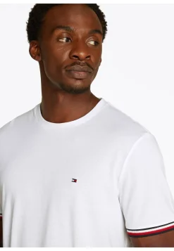 Herren T-Shirt GLOBAL STRIPE CUFF TEE