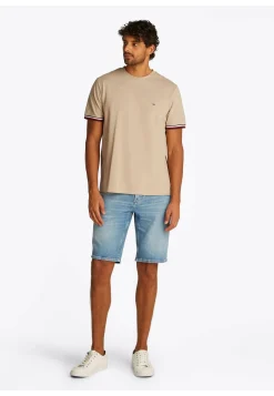 Herren T-Shirt GLOBAL STRIPE CUFF TEE