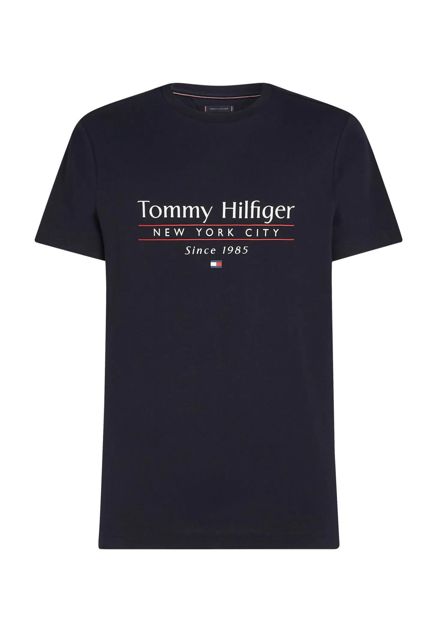Herren T-Shirt HILFIGER CENTER STACK TEE Regular Fit