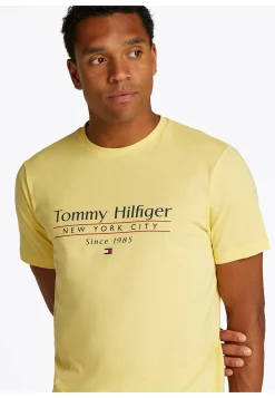 Herren T-Shirt HILFIGER CENTER STACK TEE Regular Fit