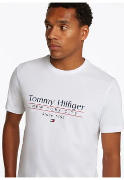 Herren T-Shirt HILFIGER CENTER STACK TEE Regular Fit