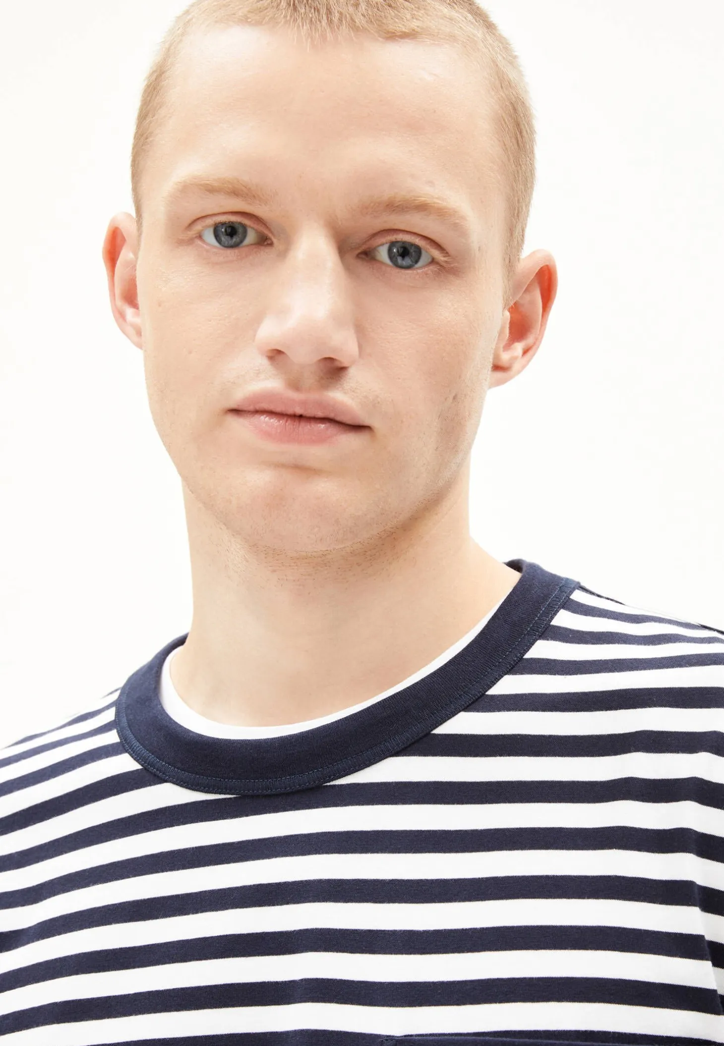 Herren T-Shirt MAARKOS POCKET STRIPES