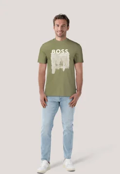 Herren T-Shirt mit Artwork C-THOMPSON