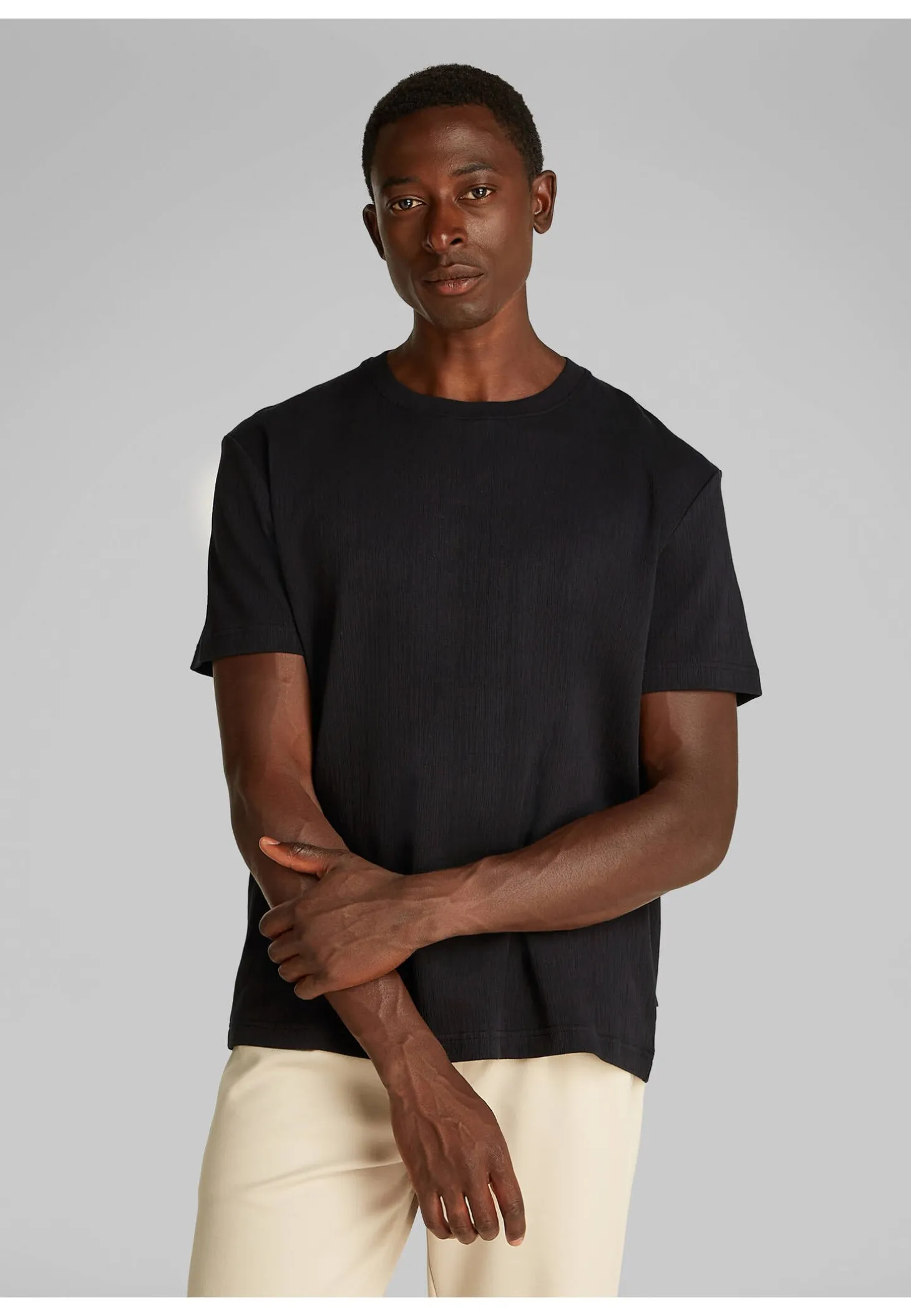 Herren T-Shirt mit Struktur