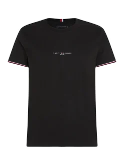 Herren T-Shirt TOMMY LOGO TIPPED TEE Slim Fit